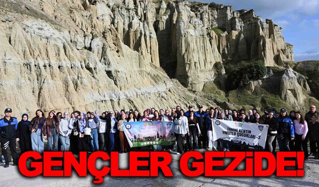 Manisalı gençler Kula-Salihli Jeoparkı’nda buluştu