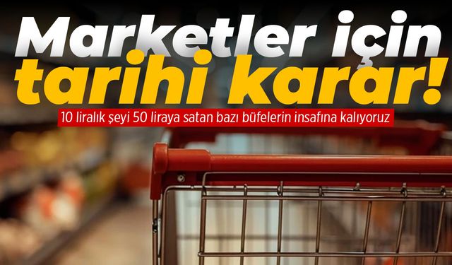 Marketler pazar günleri kapalı olacak!
