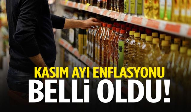 Milyonların gözü bu haberdeydi! TÜİK kasım ayı enflasyonunu açıkladı