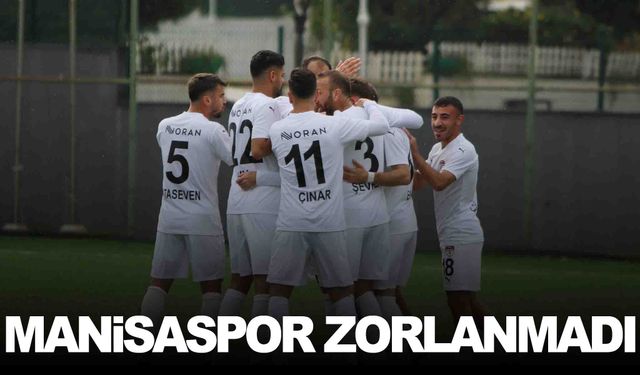 Manisaspor’dan net galibiyet: 3-0