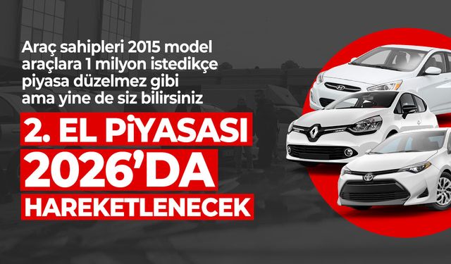 Otomobil alım-satımı yapacaklar dikkat! İkinci el piyasasında 2026 beklentisi
