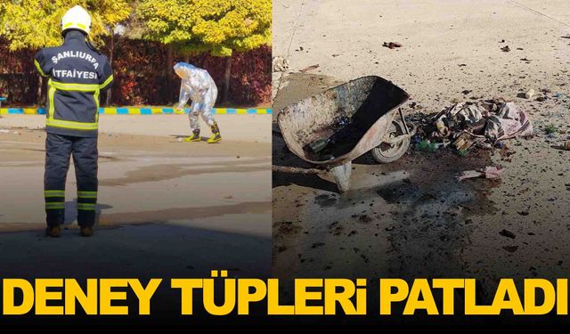 Şanlıurfa’da lisede deney tüpleri patladı