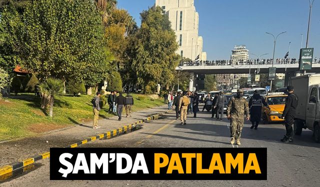 Suriye'de patlama oldu