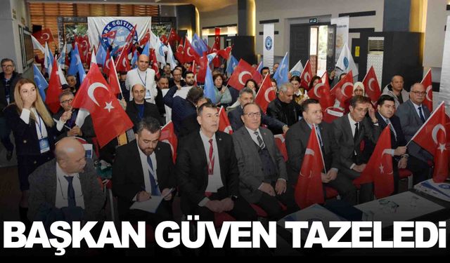 Türk Eğitim-Sen’de kongre... Mevcut başkan güven tazeledi