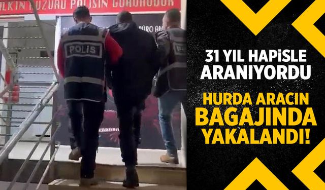 31 yılla aranıyordu... Hurda aracın bagajından çıktı!