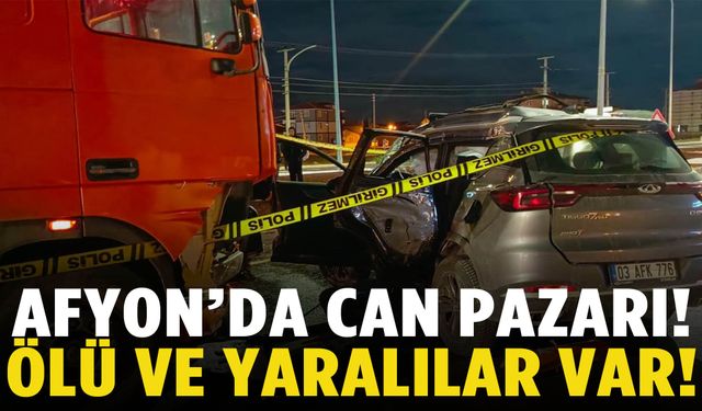 Afyonkarahisar’da feci kaza! Ölü ve yaralılar var…