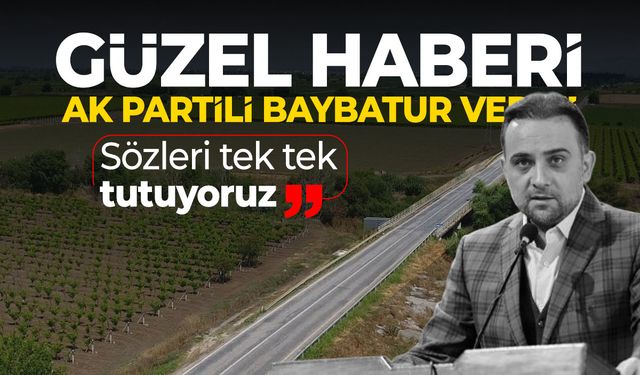 AK Partili Baybatur duyurdu: Belen Yolu için kritik adım atıldı!