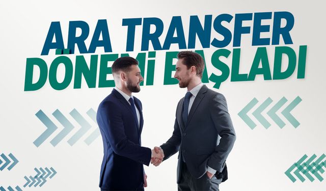 Futbolda ara transfer dönemi başladı