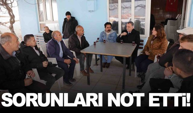 Başkan Balaban Karaveliler’de vatandaşları dinledi