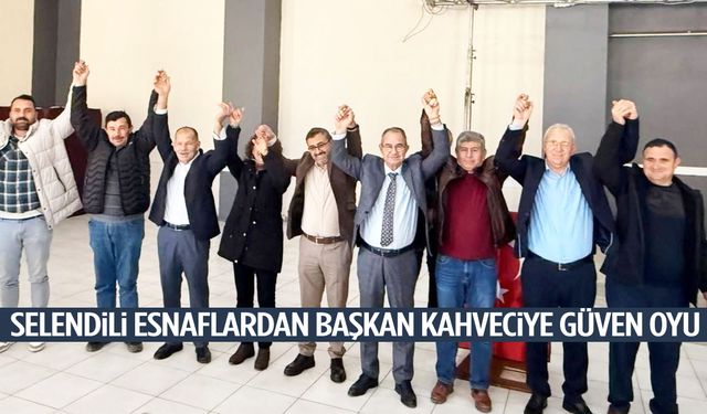 Başkan Kahveci güven tazeledi