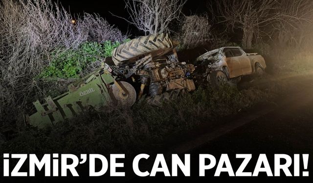 İzmir’de can pazarı! Araçlar hurdaya döndü!