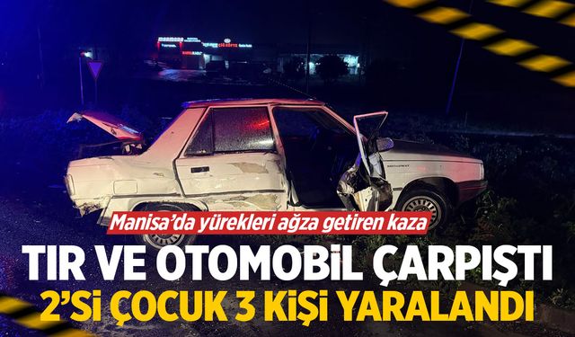 Manisa'da cezaevi kavşağında kaza: 3 yaralı