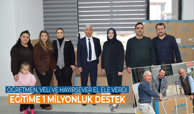 Manisa’da ilkokul 1 milyon liralık yatırıma kavuştu