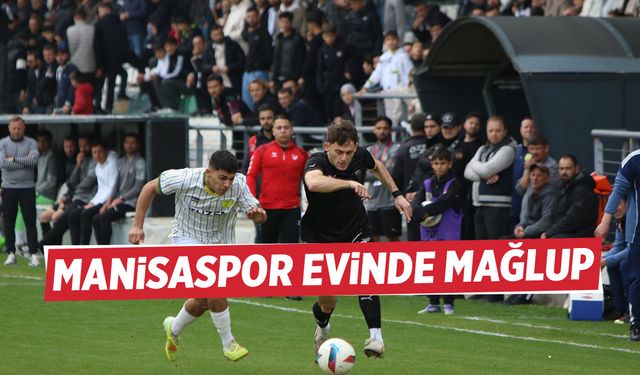Manisaspor evinde mağlup