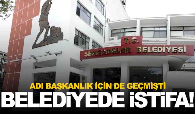Şehzadeler Belediyesi’nde flaş istifa… Adı başkanlık için geçmişti… Yardımcılığı bıraktı