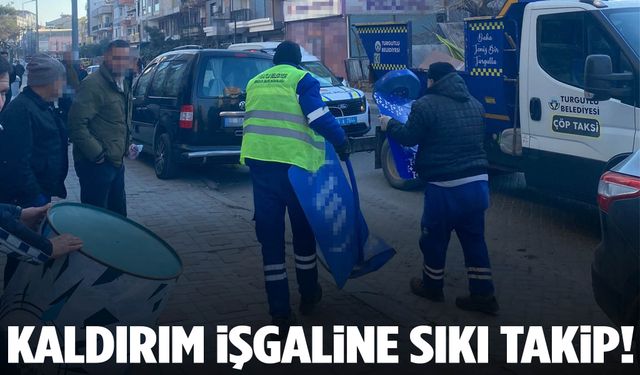 Kaldırım işgallerine sıkı takip