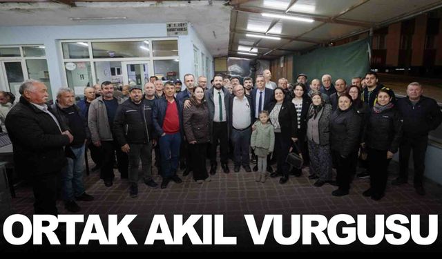 Başkan Şimşek, Veziroğlu ve Yeniköy’de vatandaşı dinledi