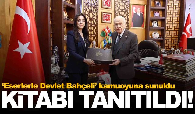 Devlet Bahçeli’nin çalışmaları kitaplaştırıldı