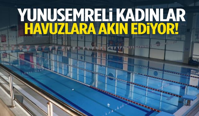 Kış ortasında büyük ilgi! Yunusemreli kadınlar havuzlara akın ediyor