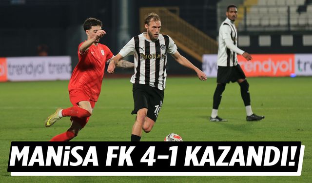 Manisa FK evinde farklı kazandı!