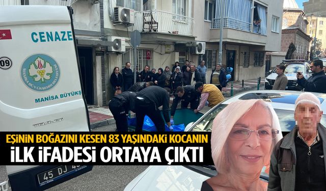 Manisa’da uykudaki eşinin boğazını keserek öldürmüştü… Kan donduran detaylar ortaya çıktı!