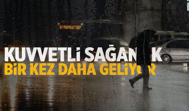 Manisa'ya yeni haftada kuvvetli sağanak geliyor! Yeni haftada...