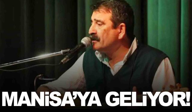 Ünlü türkücü Manisa’da konser verecek!