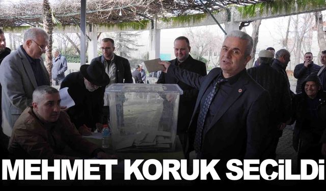 Salihlili muhtarlar yeni başkanını seçti