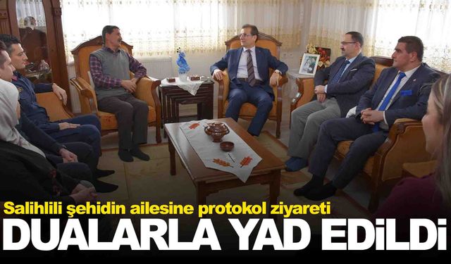 Salihlili şehit astsubay dualarla anıldı