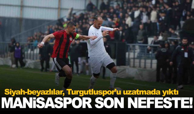 Manisaspor’dan nefes kesen geri dönüş! Turgutluspor’u 90+7’de yıktı