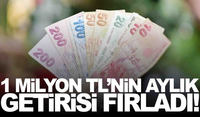1 milyon TL’nin aylık getirisi fırladı... İşte güncel faiz oranları!
