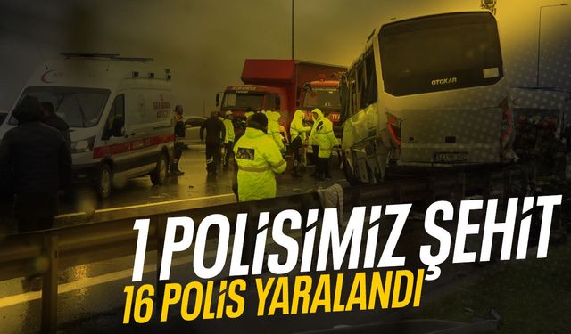 1 polisimiz şehit... 16 polis yaralandı!