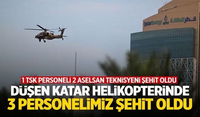 Düşen Katar helikopterinde 3 personelimiz şehit oldu! ASELSAN teknisyenleri vardı...