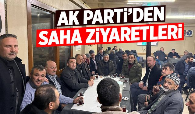 AK Parti'den saha ziyaretleri