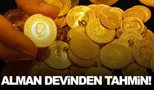 Alman devinden altın tahmini... Yılsonu beklentisini açıkladılar!