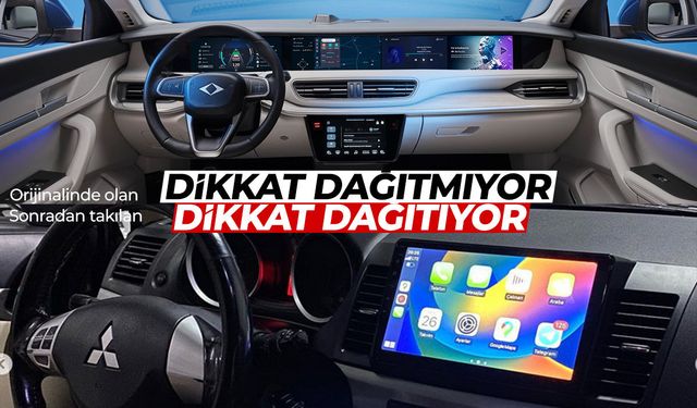 Araçlara sonradan takılan ekranlar söktürülecek!