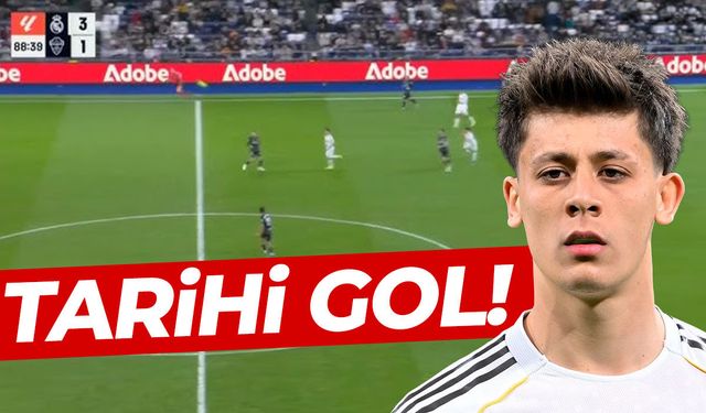 Arda Güler'den tarihi gol! İspanya bunu konuşuyor...