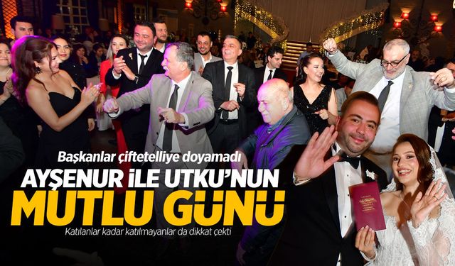 Ayşenur ile Utku'nun mutlu günü