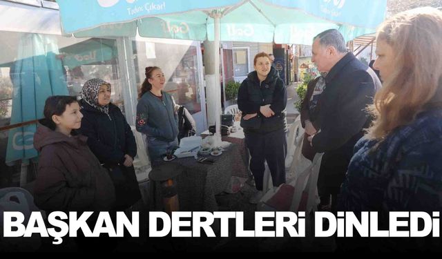Başkan Balaban Mesir Mahallesi’nde dert dinledi