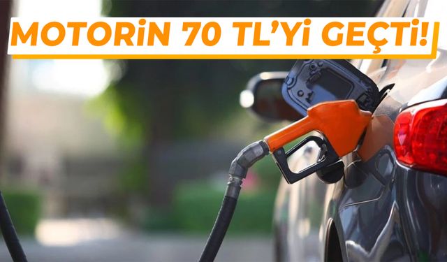 Bayram sabahı zamla başladı! Motorin 70 TL’yi geçti!