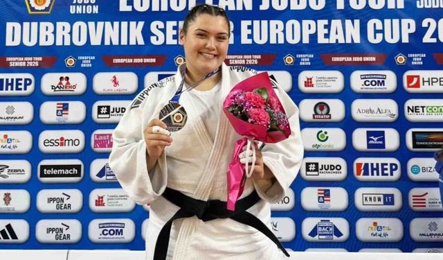 Manisalı judocu Duygu Dirgen Avrupa İkincisi oldu