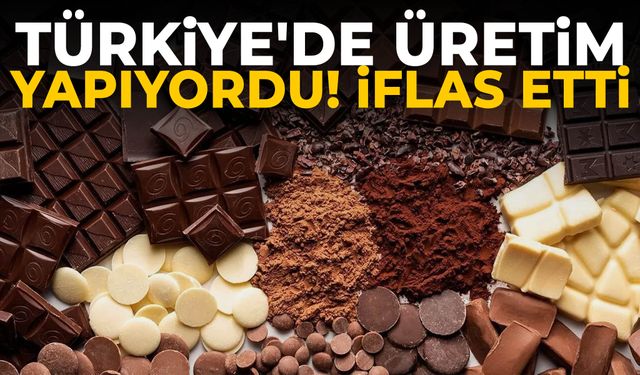Türkiye'de üretim yapıyordu! İflas etti…
