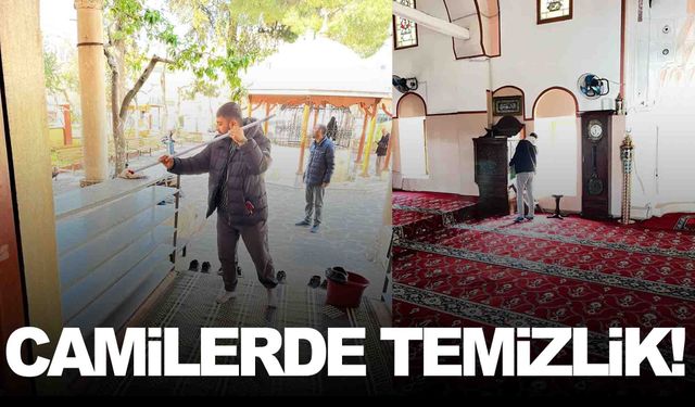Yunusemre’de ibadethaneler Ramazan Bayramı’na hazırlanıyor