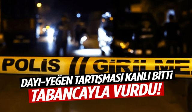 Dayı-yeğen tartışması kanlı bitti!