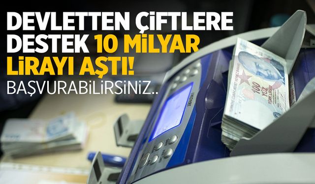 Devletten çiftlere destek 10 milyar lirayı aştı! Başvurabilirsiniz...