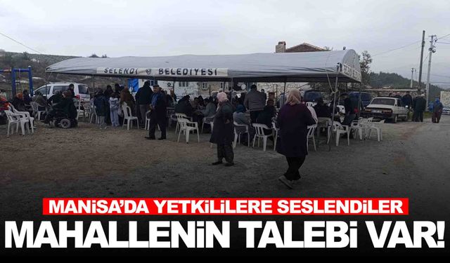 Mahalle halkı yetkililere seslendi… “Biz de istiyoruz”