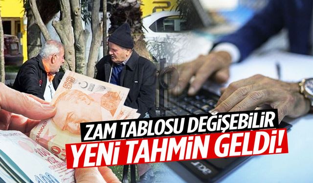 Emekli ve memurlar için dikkat çeken zam tahmini!