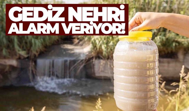 Gediz Nehri’nde alarm… Kirlilik tarımı ve körfezi tehdit ediyor!