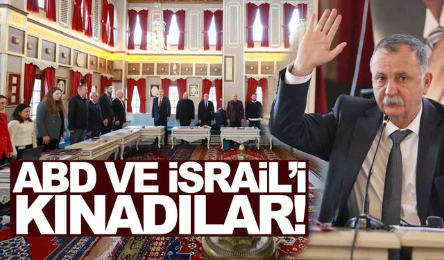 Yunusemre Meclisi’nden Amerika ve İsrail’e ortak kınama