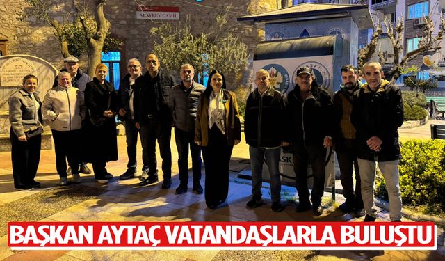 Başkan Aytaç Kadir Gecesi’nde vatandaşlarla buluştu